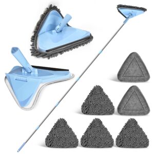 NEWE Rückenschonender Wandmop mit 202 cm Langem Griff SEO-Titel: Rückenfreundlicher Wandmop NEWE 202 cm Lang, 180° Kla