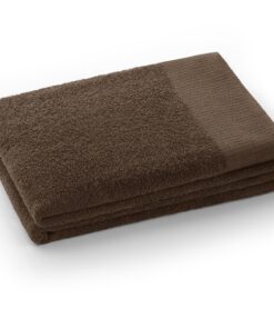 AmeliaHome Duschtuch 70x140 cm Braun 100% Baumwolle Qualität