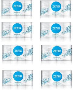 Toilettenpapier Rollen Vorstock 3-Lagig, 250 Blätter, Zellstoff, 27,5 m Rolllänge