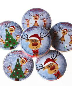 KAMACA Baumwoll_rentiersche 6er Set Magisches Handtuch Weihnachtsgeschenk für Kinder