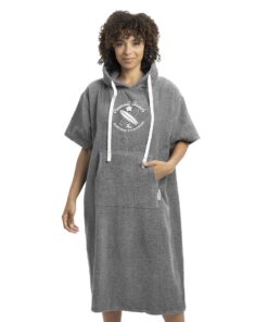 HOMELEVEL Surf Poncho Unisex aus 100% Baumwolle - OEKO-TEX STANDARD 100 Badeponcho