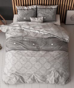 Buenas 3teilige Sleeptime Bettwäsche 200x200cm weich & bügelfrei - ideal für Families - Öko-zertifiziert OEKO-TEX STANDA