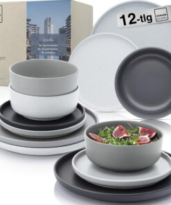 SÄNGER Leeds Steingut Geschirr Set für 4 Personen(VALUE COLLECTION)