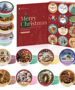 SCENTORINI Weihnachts Duftwachswürfel, Geschenk für Duftlampe, 12 Düfte je 30g Countdown bis Weihnachten SCENTORINI Ad