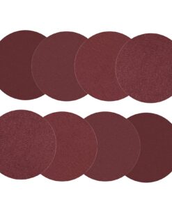 125mm Schleifpapier 40/80/120/240 für Exzenterschleifer - Optimal für Holz und Metall (80 Stück, ohne Löche)