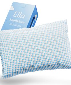 Ella Nackenstützkissen 40x60 – Orthopädisches Kissen für Nackenschmerzen – Für Seitenschläfer, Rückenschläfer & Bauchsch