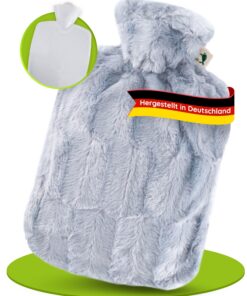Hugo Frosch Wärmflasche Klassik 1,8l –Made in Germany – kuschelig warm und geruchsneutral für Kinder – ideal zum Schlafe