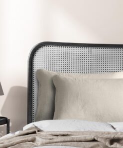 DerF HOME Muslin Kissenbezug 2er Set weich & atmungsaktiv - 40x80 cm Beige Grau, OEKO-TEX Zertifiziert & hautfreundlich