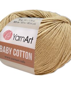 Frida's Wollhaus YarnArt Beige Baby Cotton Wolle Baumwolle Acryl Häkelgarn Strickgarn 55 Farben