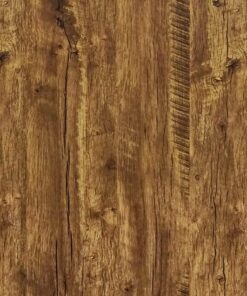 Timeet Wasserfester Selbstklebender Holzoptik Tapetenfolie für Möbel und Wand Dekorfolie 44x300cm Braun Vintage
