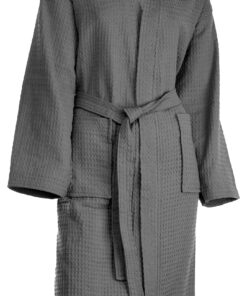 Brandsseller Baumwolle Bademantel OEKO-TEX STANDARD 100 - Unisex und leicht für Damen und Herren