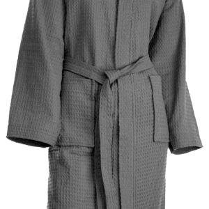 Brandsseller Baumwolle Bademantel OEKO-TEX STANDARD 100 - Unisex und leicht für Damen und Herren