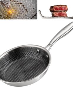 EliteHoff Premium Bratpfanne Antihaft 20 cm für Alle Herdarten und Ofenuse, PFOA-frei, Ofen- & Spülmaschinenfest (E-7545