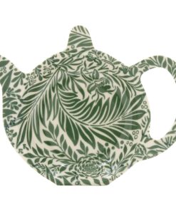 The Leonardo Collection William Morris Larkspur Küchen-Teebeutelschale, britisches Design, langlebig