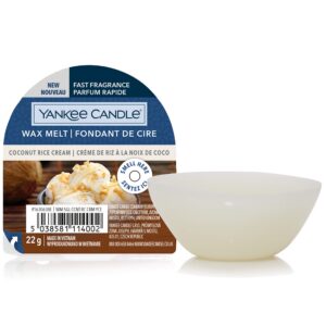 Yankee Candle Coconut Rice Cream Wax Melts | Duftdauer bis zu 8 Stunden | Perfekt für Zuhause