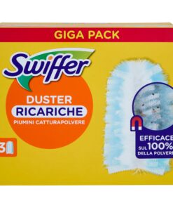 Swiffer Duster Nachfüllpackung, 23 Stück + Staubwedel fängt 3 × mehr + Reinigt ohne Staub zu verteilen + Alles-in-Ein-Ei