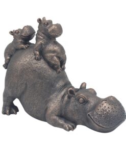 Deutsche SEO- optimierte Produkttitel: 1. The Leonardo Collection Happy Hippo Dekoration für Zuhause und Büro - dekorat
