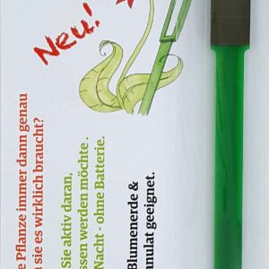 Floricus - keiner reagiert schneller - Perfekter Feuchtigkeitsmesser für Ihre Pflanzen - Outdoor und Indoor - bis zu 8 M