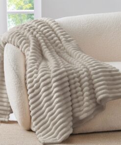 BEDELITE Flauschige Kuscheldecke - weiche 150x200 Flanelldecke für Wohnzimmer und Couch, Twin Blanket OEKO-TEX STANDARDS