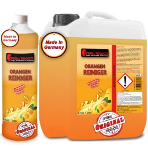 Orangenreiniger Konzentrat 5 Liter + 1 Liter | Intensiver Orangenduft | Reinigungsmittel - Universalreiniger