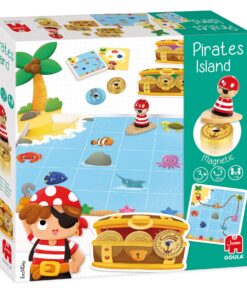 Goula Pirateninsel Spiel für Kleinkinder ab 3 Jahre für 1-4 Spieler Kostenlose Lieferung