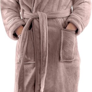 NY Threads Weich Morgenmantel Damen mit Kapuze OEKO-TEX STANDARD 100