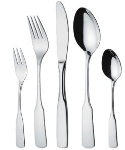 GRÄWE Besteck Set für 6 Personen, Edelstahl 18/10, spülmaschinengeeignet, Poliert, Serie Spaten