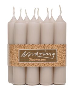 Nordring 8-Stabkerzen für Sahara-Fans im Wohnzimmer | Nordring 2,2 x 11 cm Stabkerzen - ideal für Atmosphäre in der Küc