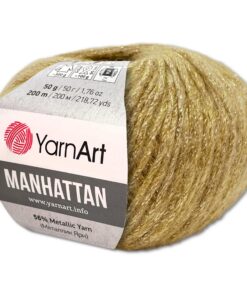 Frida's Wollhaus YarnArt Metallic-Wolle Viskose-Garn für Avancierte Knitterinnen 16 Farben 902 Gelbgold 50g
