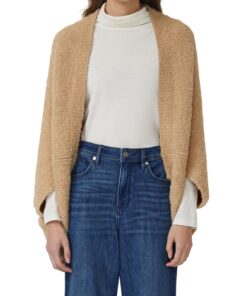 s.Oliver O-Shape Poncho aus Bouclé-Strick – Trendy Damenmode für Herbst Winter