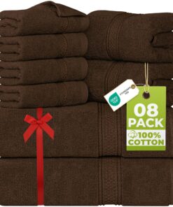 Utopia Towels Hochwertiges Handtuchset für Badezimmer und Fitnessstudio - sehr saugfähige Handtücher, 600 g/m2, 100% Bau