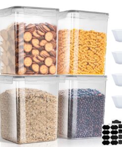 VINATO 5,2L Vorratsdosen - BPA-freie Kunststoffbehälter für Getreide und Mehl, praktisch bei der Zubereitung des Haushal