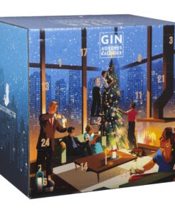Gin Adventskalender 2025 mit Tonic Water von LIQUID DIRECTOR I Geschenk für Männer und Frauen I 6,3 kg