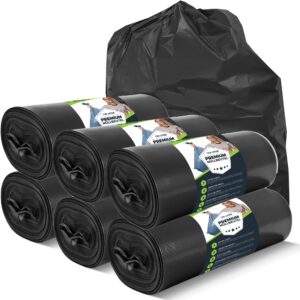 Müllsäcke 120L Schwarz - Extrem Reißfest - Großer Müllsack - Ideal für Haushalte - XXL - 100 Stück - 120 Liter - 70 µ -