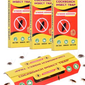 30x Starke Klebefalle zum Kakerlaken bekämpfen - XXL Kakerlaken-Falle für Küche und Bett - effektive Insektenfalle - Mas