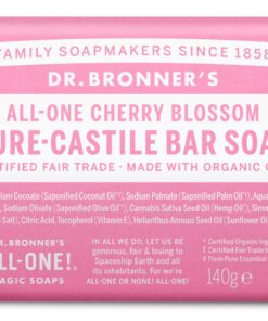 Dr. Bronner's Kirschblüten-Seife Tablette 140g Natrue-zertifiziert Compact by Design