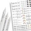 Kerzenfolie für A4 Kerzentattoos Geburtstag | Ideal für einen schönen Glühekranz | Wasserschiebefolie für Stabkerzen A4