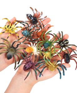 JOKFEICE Spinne Spielzeug - Realistische Spinnenfiguren für Kinder - Geburtstagsparty und Halloween - Frühes pädagogisch