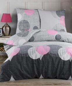 Buymax® Bettwäsche 100 Baumwolle - für Families - Haus & Wohnzimmer - Soft & Comfortable - 155 x 220 cm - 2-Teilig + 1 K
