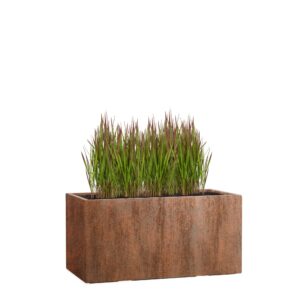 Pflanzwerk Pflanzkübel TUB Rost 30x60x30 cm - Blumentopf groß für Terrasse, Balkon & Garten mit 49 Litern