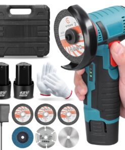 WingFly Mini Winkelschleifer 12V 76mm 19500rpm Polieren Mit Akku Poliersystem für Haus und Werkstatt