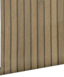 Selbstklebende Tapete Holzoptik Global Recycled Standard Braun 40x300cm Klebefolie Wandpaneele Tapeten Panelenoptik