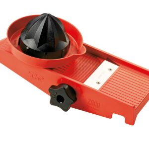 Original TNS 2000 Gemüsehobel für Küche und Kocher mit.Restehalter - Rot/ Schwarz | Original TNS 2000 Gemüsehobel inklu