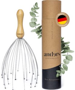 Anders® premium Kopfmassage Spinne (24 Finger) - angenehmes Kopfmassagegerät für stressobaoßte Menschen - ideal für ents
