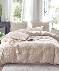 Amolavet Bettwäsche 200x200 Weich & Bügelfrei für Doppelbett mit Boho-Blümchen-Reißverschluss |Vintage| Winter Deko