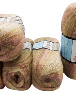 Ilkadim Export Angora Active Strickwolle 5 x 100 g mehrfarbig Farbverlaufwohl USVerkauf 500 Gramm Strickgarn 20% Wolle B