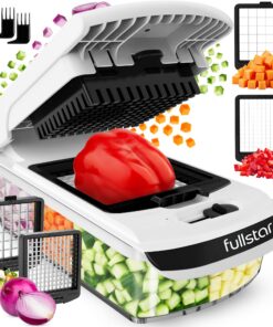 Fullstar 2-in-1 Gemüseschneider Spiralschneider - Weiß - Für Kartoffeln Gurken Früchte