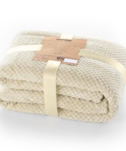 DecoKing Kuscheldecke weich sanft kuschelig Cappuccino Skandinavischer Stil DecoKing Wohndecke Tagesdecke Microfaser 70x