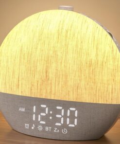 LIORQUE Tageslichtwecker Sonnenaufgang - 17 Lichtfarben 30 Klänge Bluetooth - Erwachsene Kinder