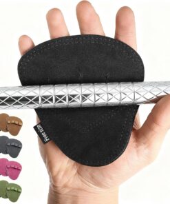 Griffpolster Kraftsport - Fitness Handschuhe Herren & Damen aus Natürlichem Rindsleder, Atmungsaktive & rutschfeste & Ma